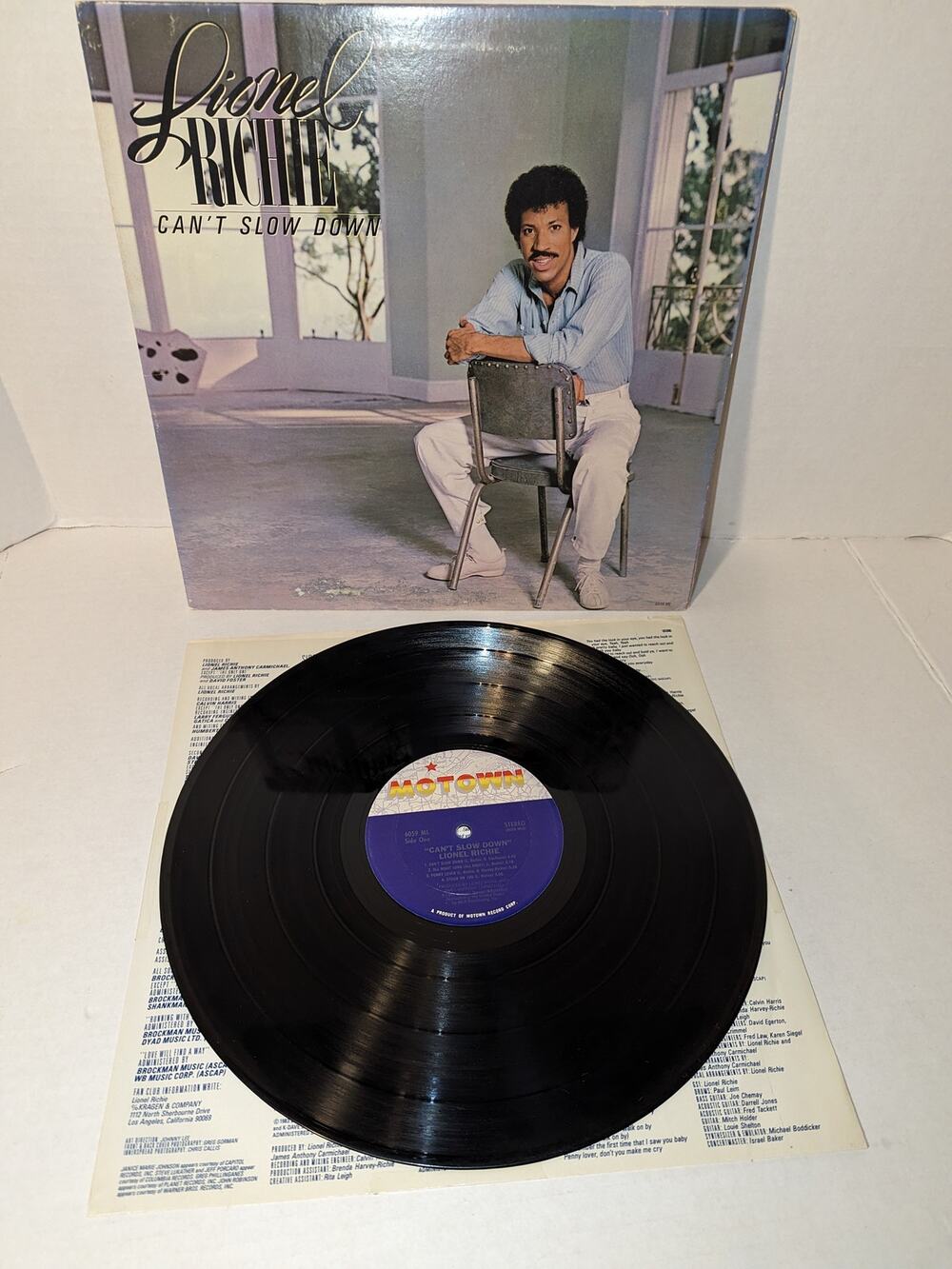 Vth 1983 Lionel Ritchie Can’t Slow Down Vinyl Album Motown Record 6059ML